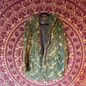 GAP Green Camouflage Military Jacket
